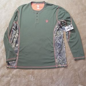 Southern Legends long sleeve henley shirt